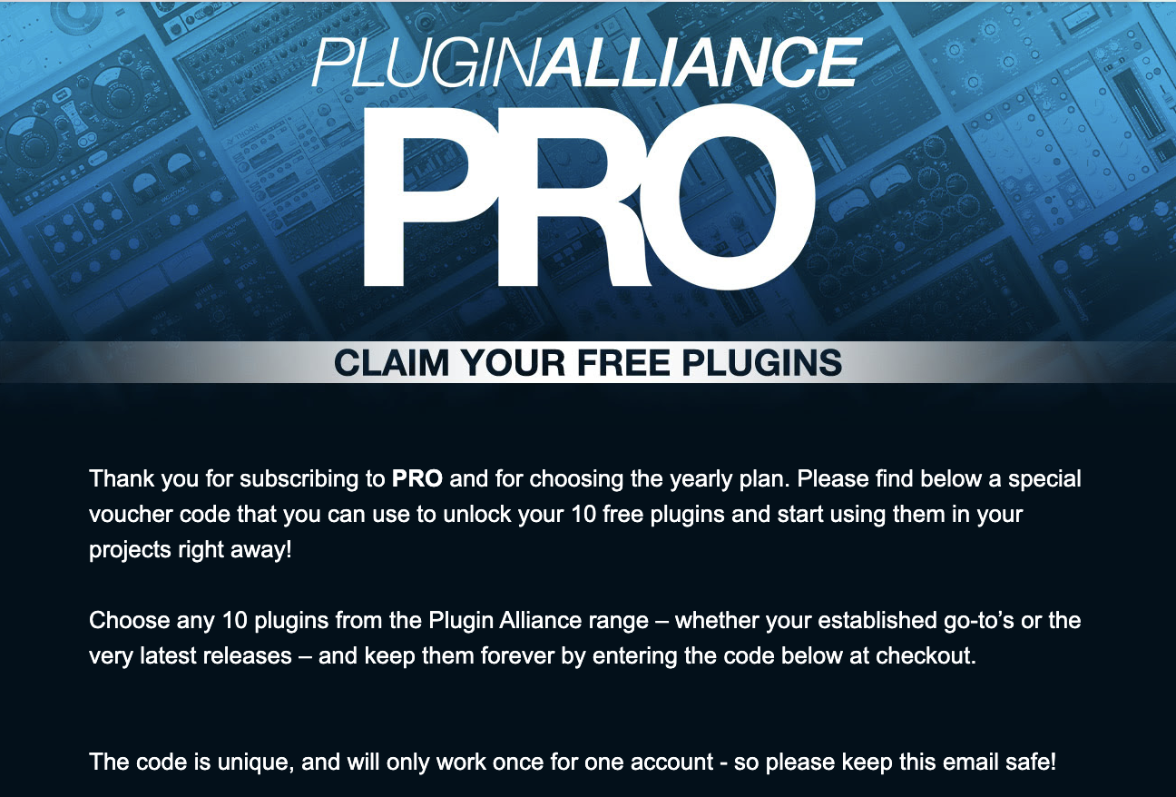 Plugin Alliance Choose Any 10 Plugins